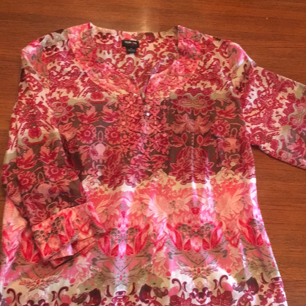 Pink Floral Style & Co. Women’s Top